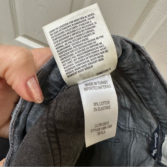 Citizens of humanity, Skyla, high rise straight leg, jeans, black gray 25 COH - Picture 8 of 10